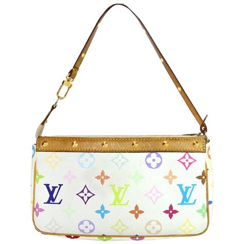 white louis vuitton multi pochette|lv pochette monogram.